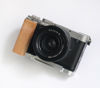 Picture of QR L Handle Hand Grip Wood Handle + Alloy Baseplate for Sony A7C Camera Holder (Cherrywood + Sliver Alloy Baseplate)