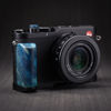 Picture of Wood Wooden Hand Grip + Aluminum Alloy Baseplate QR L Handle for D-LUX8 LUX8 Type 3952A Camera (Blue Stable Wood)