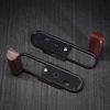 Picture of Wood Wooden Hand Grip + Aluminum Alloy Baseplate QR L Handle for D-LUX8 LUX8 Type 3952A Camera (Blue Stable Wood)