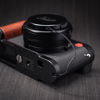 Picture of Wood Wooden Hand Grip + Aluminum Alloy Baseplate QR L Handle for D-LUX8 LUX8 Type 3952A Camera (Rosewood)