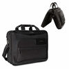 Picture of Brenthaven Elliot Deluxe Brief Shoulder Case Bag Fits 15 inch Laptops, MacBooks, Chromebooks and Tablet - Durable, Versatile, Convenient and Secure for Professionals, Business or Office Use - Black