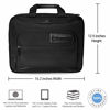 Picture of Brenthaven Elliot Deluxe Brief Shoulder Case Bag Fits 15 inch Laptops, MacBooks, Chromebooks and Tablet - Durable, Versatile, Convenient and Secure for Professionals, Business or Office Use - Black