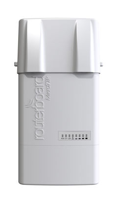 Picture of Mikrotik Wireless BaseBox 2 RB912UAG-2HPnD-OUT 2.4Ghz AP/Backbone/CPE with 1x Gigabit Port 2X RPSMA Connectors and 1x miniPCI-e Slot