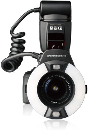 Picture of Meike® MK-14EXT Macro TTL Ring Flash for Nikon i-TTL with LED AF Assist lamp