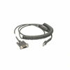 Picture of ZEBRA CBA-R46-C09ZBR 2.8m RS232 DB9 Black Serial Cable