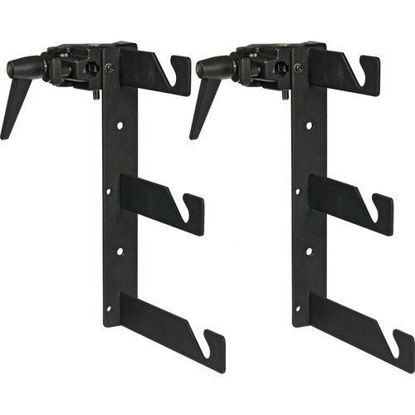 Picture of Impact Two Triple Background Hooks with Two Superclamps (Black)