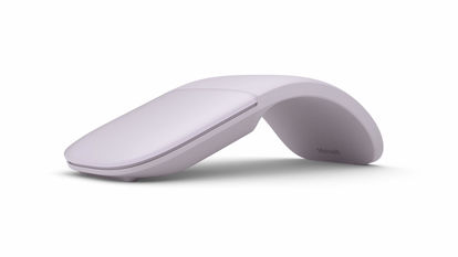 Picture of Microsoft ARC Mouse - Lilac .Sleek,Ergonomic Design, Ultra Slim and Lightweight, Bluetooth Mouse for PC/Laptop,Desktop Works with Windows/Mac Computers