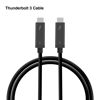 Picture of SIIG Thunderbolt 3 Certified, 40Gbps Thunderbolt 3 Active Cable 1M - 100W Charging/5A/20V - Daisy Chain up to 6 Devices - USB Type C with Thunderbolt Logo Compatible - 3.3 Ft
