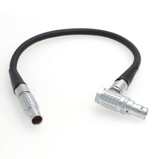 Picture of SZRMCC Straight 1B 16 pin Male to Right Angle 1B 16 pin Male LCD/OLED EVF Cable for Red Epic Scarlet Red One Camera (Straight-Right Angle, 40cm)