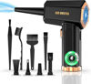 Picture of Compressed air Duster - Keyboard Cleaner for Office no Canned Reusable Good Replacement Can Electric 110000RPM Cordless air Duster pc 7600mAh -pc Cleaning-air Blower-car dusters-Electric air Duster