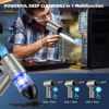 Picture of AFKK Compressed Air Duster,100000RPM Cordless Air Duster & Vacuum Cleaner 2 in 1, Portable Rechargeable Air Blower, 7500MAH Reusable Electric Air Duster- Good Replacement for Compressed Air Can