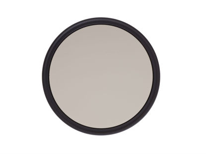 Picture of Heliopan 77mm Neutral Density 2x (0.3) Filter (707735) with specialty Schott glass in floating brass ring