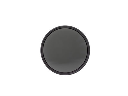 Picture of Heliopan 55mm Neutral Density 8x (0.9) Filter (705537) with specialty Schott glass in floating brass ring