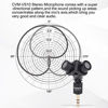 Picture of Stereo Camera Microphone CVM-VS10 Super-Cardioid Condenser Video Microphone, Mini Shotgun Micro for Canon Nikon Sony DSLR Cameras Camcorder, Full Metal Mics for GoPro Smartphone(3.5mm TRS Jack)