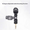 Picture of Stereo Camera Microphone CVM-VS10 Super-Cardioid Condenser Video Microphone, Mini Shotgun Micro for Canon Nikon Sony DSLR Cameras Camcorder, Full Metal Mics for GoPro Smartphone(3.5mm TRS Jack)