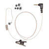 Picture of Klein Dark Series, Covert Police Listen Only Earpiece, Tubeless, 3.5mm, 22-Inch Cord, Clear (Dark-3.5-RT)