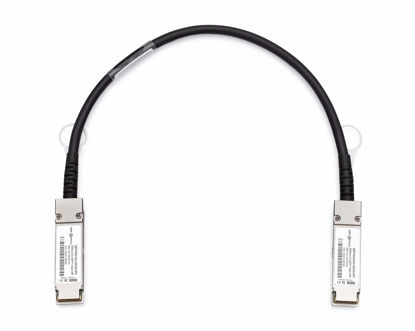 Picture of HPC Optics Compatible with Meraki MA-CBL-40G-50CM QSFP+ to QSFP+ Twinax Stacking Cable | 40G 0.5M 50cm Passive DAC MA-CBL-40G-50CM-HPC