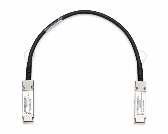 Picture of HPC Optics Compatible with Meraki MA-CBL-40G-50CM QSFP+ to QSFP+ Twinax Stacking Cable | 40G 0.5M 50cm Passive DAC MA-CBL-40G-50CM-HPC
