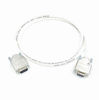 Picture of 50 Foot DB9 Male to Female RS232 Extension Serial Cable - 22 AWG with Plenum White Jacket - Made in USA by Custom Cable Connection
