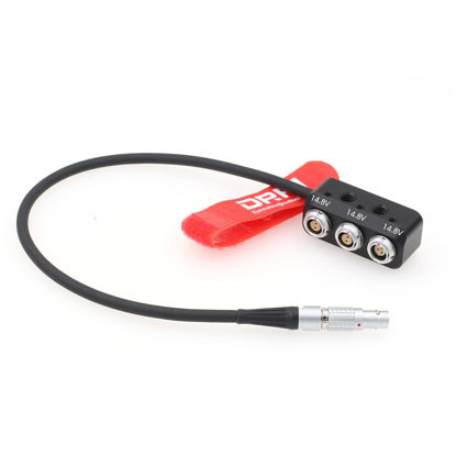 Picture of DRRI 0B 2pin to 2X 0B 2pin & 1x 3pin RS Female Splitter Aluminium Box for ARRI RED Tilta-Camera Accessories