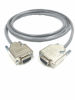 Picture of Custom Cable Connection 50 Foot DB9 Female to Female RS232 Serial Cable - 24 AWG with Grey PVC Jacket - Made in USA