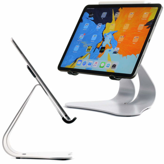 Picture of Thought Out Stabile 2.0 Steel Stand Silver - Made in USA - Compatible with Apple iPad