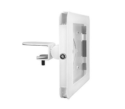 Picture of Arkon iPad Shelf Clamp Mount with Key Lock for iPad 4 3 2 iPad Air 2 - White