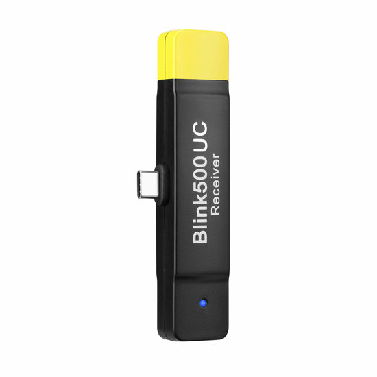 Picture of Saramonic 2.4 GHz Wireless Microphone USB-C Dual-Receiver for Smartphones, Tablets, Computers & More (Blink 500 RX UC), Black, BLINK500RXUC