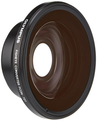 Picture of OM SYSTEM OLYMPUS Fisheye Tough Lens Pack (lens and adapter) for TG-1 and TG-2 Cameras (Black with Red Adapter) - International Version (No Warranty)
