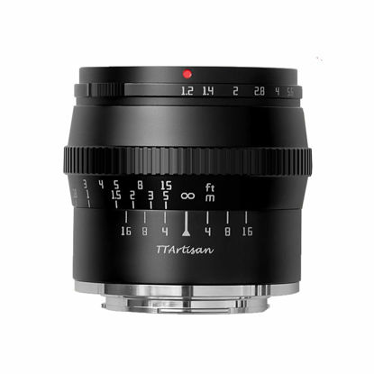 Picture of TTArtisan 50mm F1.2 APS-C Large Aperture Cameras Lens Manual Focus MF Compatible with Sony E-Mount Cameras