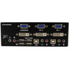 Picture of StarTech.com 2 Port KVM Switch - DVI and VGA w/ Audio and USB 2.0 Hub - Dual Monitor / Display / Screen KVM Switch - DVI VGA , TAA (SV231DDVDUA)