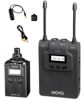 Picture of Movo WMIC80 UHF Wireless Handheld Microphone System with Plug-in XLR Transmitter, Portable Receiver, & Shoe Mount for DSLR Cameras (330' Range)