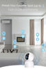 Picture of 4Pack Indoor Security Camera, 2K Plug-in PTZ Camera Support Wifi 6, 360° Baby&Pet Monitor w/Human Detection and Tracking, Patrol Mode, 2 Way Audio, Color Night Vision, 24/7 Cloud & SD, Works w/Alexa