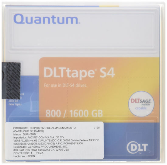 Picture of Quantum Data Cartridge, Dlttape S4, Warranty Mw