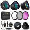 Picture of 58mm Lens Accessory Kit for Canon EOS 90D 80D 77D 70D EOS Rebel T7i T6i T6S T5i T4i T3i T2i T1i XTi XT SL1 XSi, EOS M, EOS M2, EOS 760D 700D 650D 600D 550D 70D 60D 6D 5D 7D, 7D Mark II DSLR Cameras