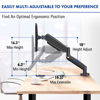 Picture of Stellar Mounts Spring LCD Monitor Arm with USB and Multimedia Ports for: LG 34WN80C-B UltraWide Monitor 34” 21:9 Curved WQHD (3440 x 1440) IPS Display