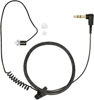 Picture of Sheepdog Covert Police Listen Only Earpiece, 22-Inch Black Cable, 3.5mm Connector, Ultra-Thin Wire, Removable Retainer Ear Hook and 3-Pack Clear Situational Awareness Eartips