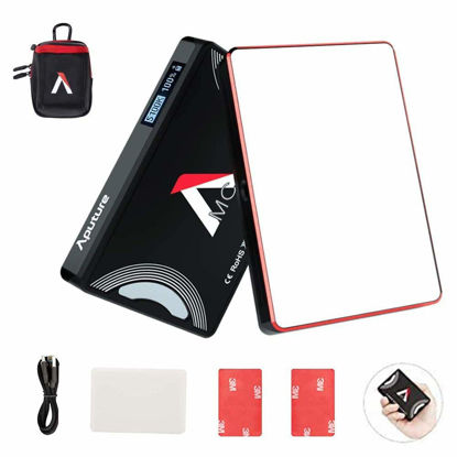 Picture of Aputure Amaran MC RGBWW Mini On Camera Video Light,3200K-6500K,CRI/TLCI 96+,HSI Mode,Support Magnetic Attraction and App with USB-C PD and Wireless Charging