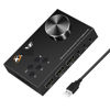 Picture of USB External Sound Card with 3.5mm Headphone Mic Interface Volume Control T10 External Sound Card Audio Adapter