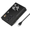 Picture of USB External Sound Card with 3.5mm Headphone Mic Interface Volume Control T10 External Sound Card Audio Adapter