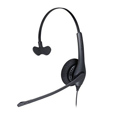 Picture of Jabra Biz 1500 QD Mono Headset with GN 1200 Universal Coiled Smart Cord for Connecting Headset & Telephone