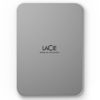 Picture of LaCie Mobile Drive 1TB External Hard Drive Portable HDD - Moon Silver, USB-C 3.2, for PC and Mac, Post-Consumer Recycled, with Adobe All Apps Plan and Rescue Services (STLP1000400)