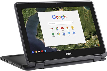 Picture of 2021 Dell 11.6-inch Convertible 2-in-1 Touchscreen Chromebook, Intel Celeron Processor Up to 2.48GHz, 4GB Ram 16GB SSD, HDMI, Chrome OS (Touchscreen) (Renewed)