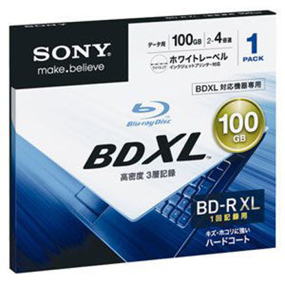 Picture of SONY Blu-Ray Disc - BD-R XL 100GB 4X - 1 Pack Printable - 2011