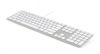 Picture of Matias FK318S USB Wired Aluminum Keyboard with Numeric Keypad and Built-in 2-Port Hi-Speed USB 2.0 Hub - Compatible with Mac (Silver)