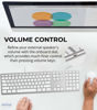 Picture of Matias FK318S USB Wired Aluminum Keyboard with Numeric Keypad and Built-in 2-Port Hi-Speed USB 2.0 Hub - Compatible with Mac (Silver)
