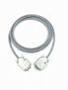 Picture of Custom Cable Connection 25 Foot DB9 Male to Female RS232 Extension Serial Cable - 24 AWG with Grey PVC Jacket - Made in USA