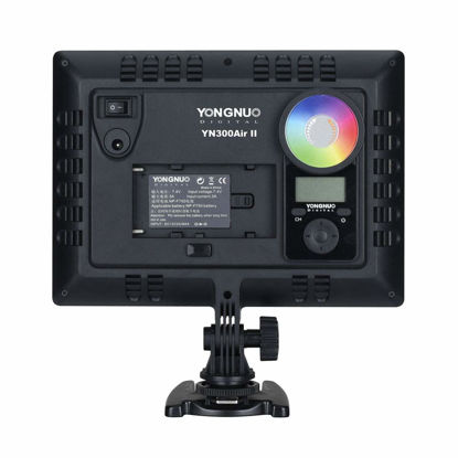 Picture of YONGNUO YN300 Air II YN300Air II LED Video Light Panel RGB Full Range Photography Bi-Color 3200K-5600K for Canon Nikon Pentax Olympus Samsung