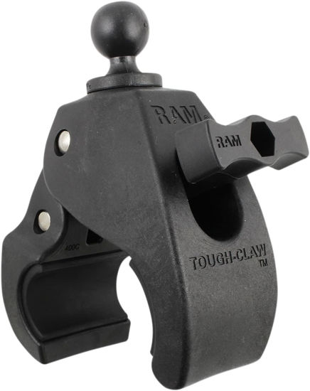 Picture of RAM Mounts RAP-B-401U Tough-Claw Large Clamp Base with B Size 1" Ball for Rails 1" to 2.25" in Diameter