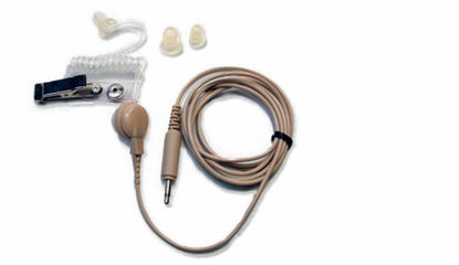 Picture of Telex RTS CES-2 Complete Earset Kit for Assistive Listening and IFB Products, Includes RTV-04 Driver, CMT-98 Cable with 1/8" Connector, ET-4 Eartube